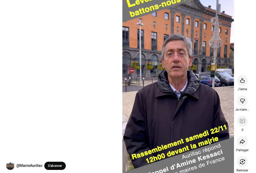 Aurillac répond à l’appel d’Amine Kessaci