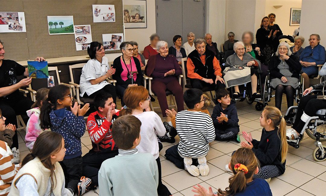 Limagne, un EHPAD qui cultive l’art de rapprocher les générations