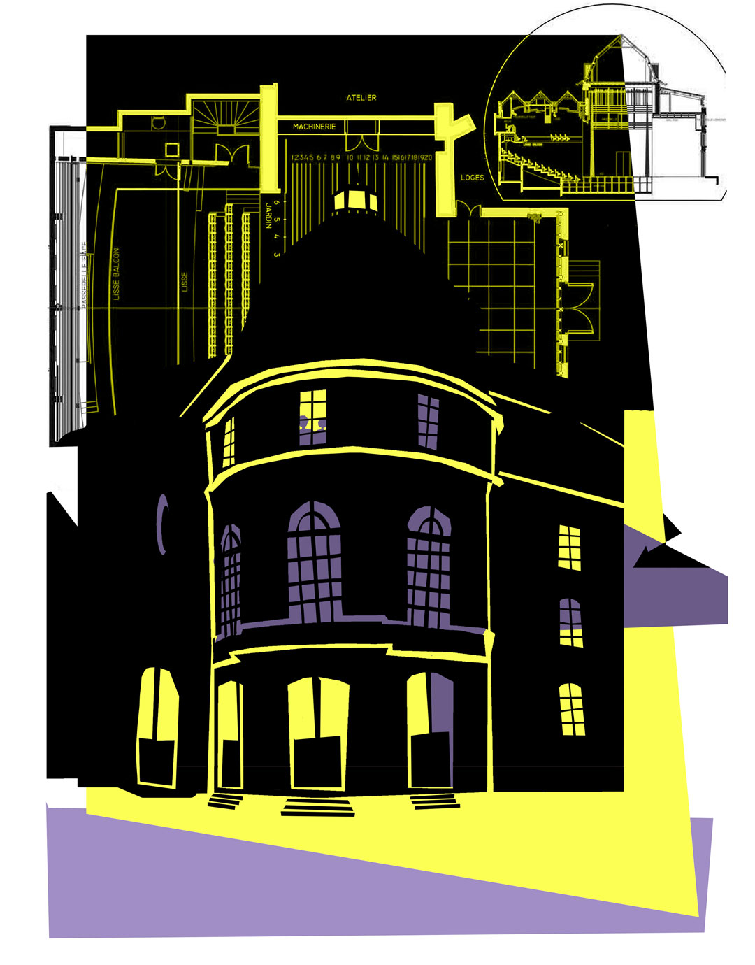 Les ombres de la scène