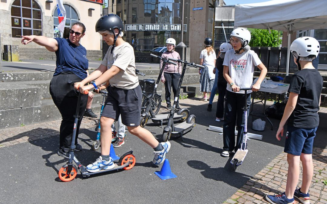 Aurillac mise sur la prévention à trottinette