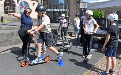 Aurillac mise sur la prévention à trottinette
