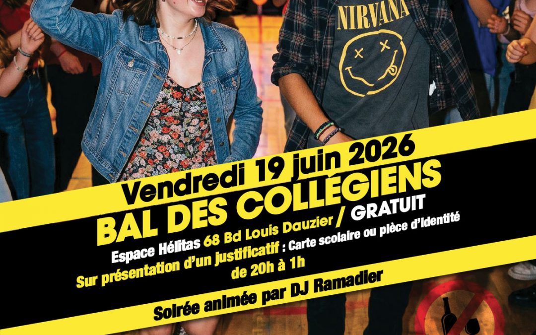 Bal des collégiens – 2è édition / Vendredi 19 juin