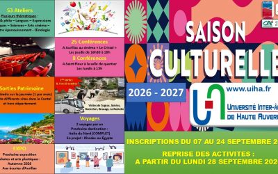 L’UIHA lance sa saison culturelle